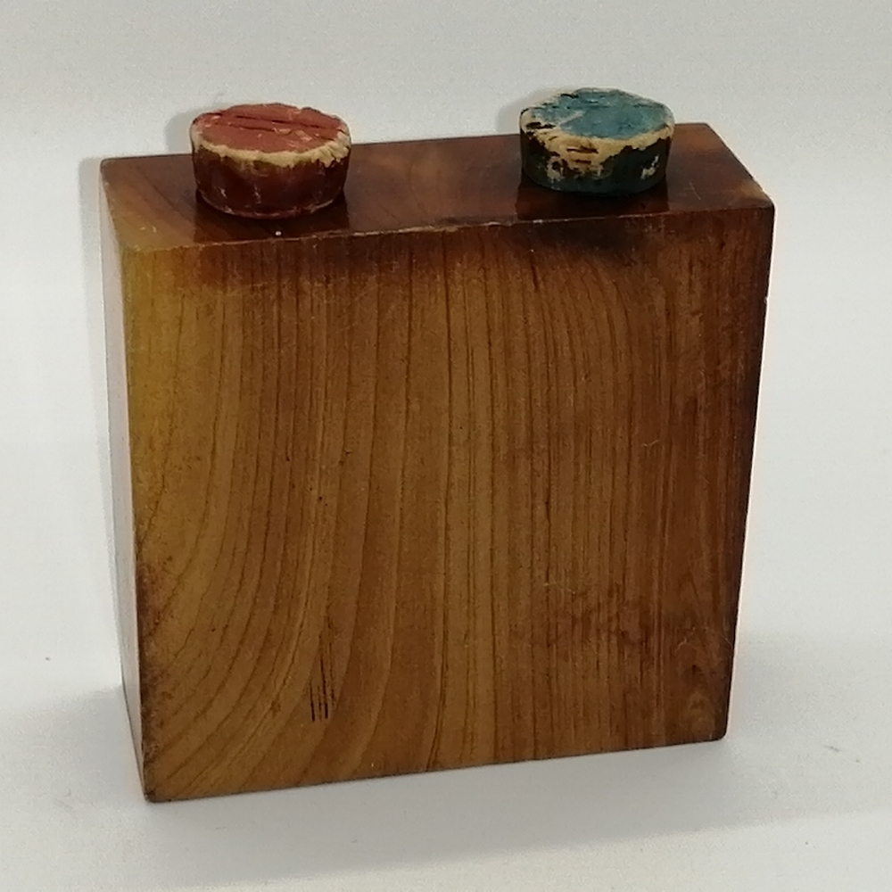 VTG. Travel Tic Tac Toe Game in Wood - Picture 3 of 14